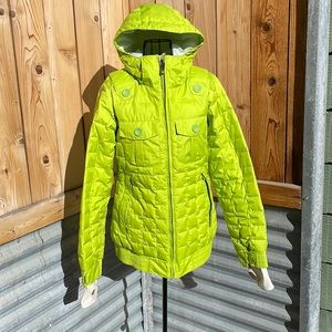 Burton Snowboards Bliss Down Jacket - Women’s size Medium - Margarita Green